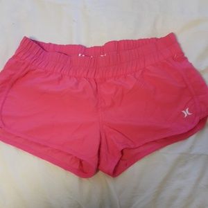 PINK HURLEY SHORTS